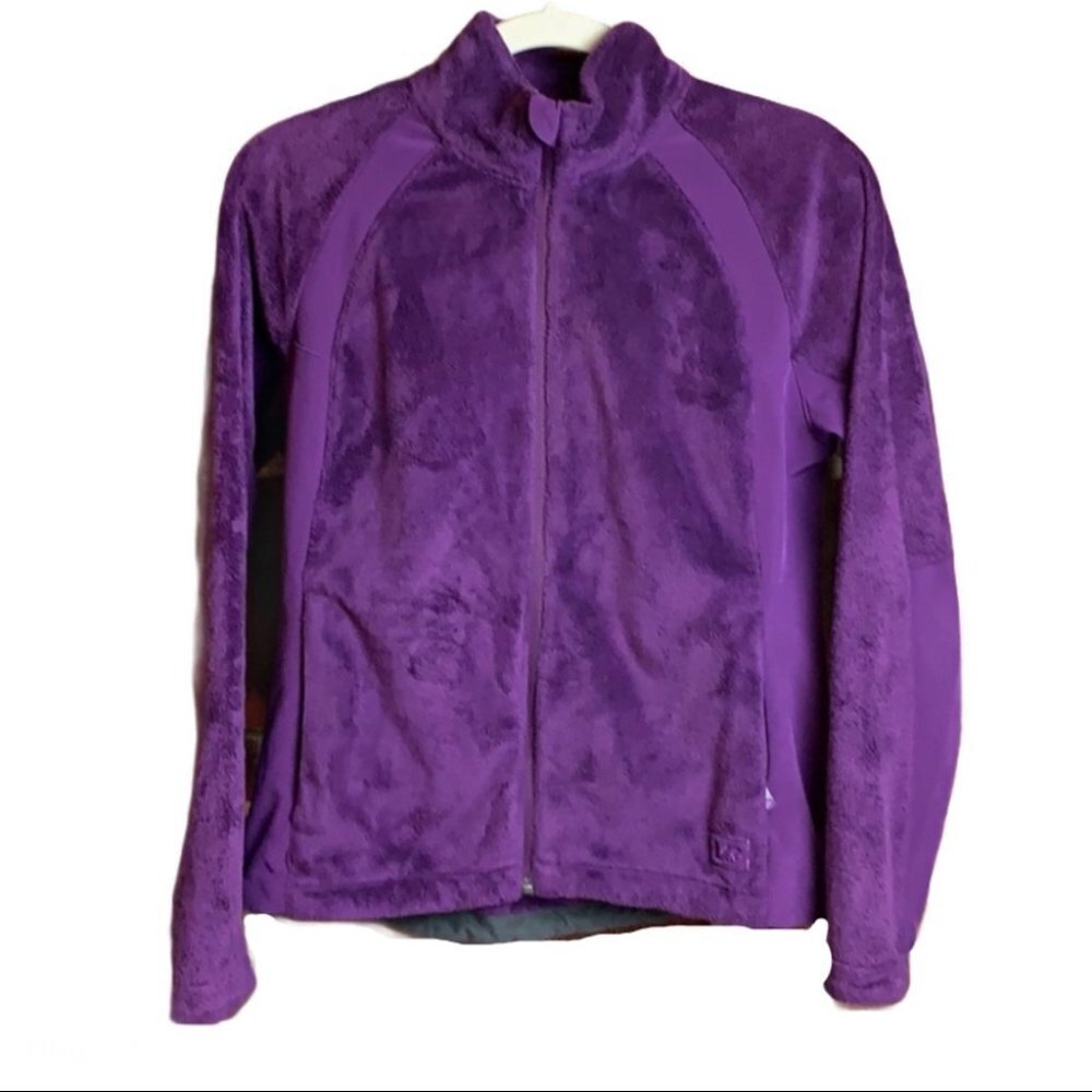 43. REI Front Full Zip Sweater Jacket  Comfort Size Medium